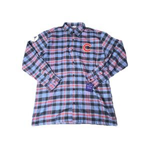 Chicago Cubs - Flannel Shirt Size XL Plaid SGA Stadium Giveaway April 2025 NEW!